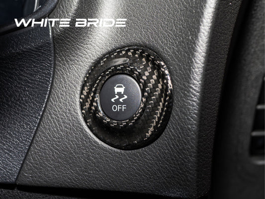 WHITE BRIDE ドライカーボン トラクションコントロールスイッチ カバー 日産 フェアレディZ (RZ34)
