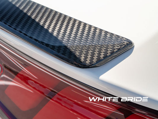 WHITE BRIDE ドライカーボン ダックテールスポイラー ガーニッシュ ホンダ CIVIC TYPE R (FL5)