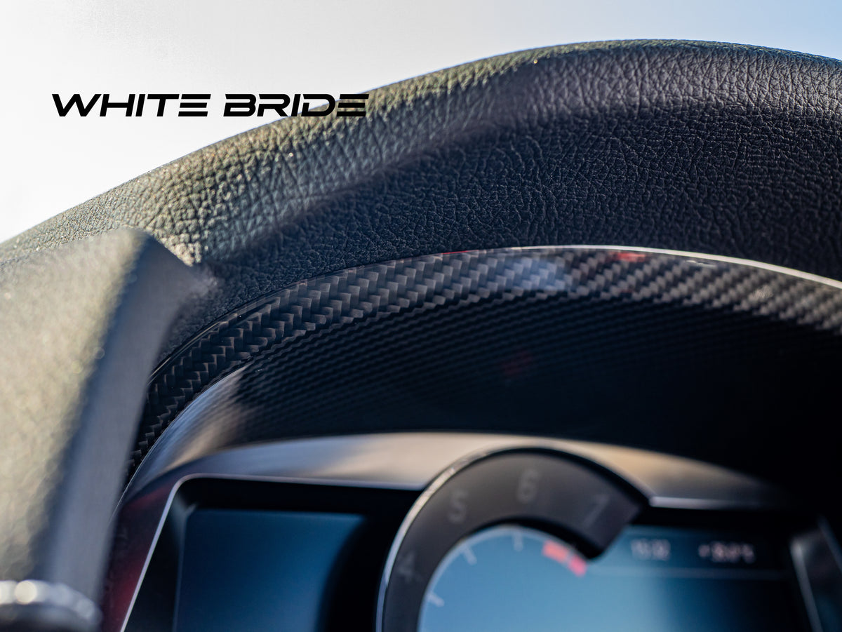 WHITE BRIDE ドライカーボン メーターインナー カバー トヨタ GR SUPRA (A90)