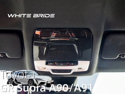 WHITE BRIDE ドライカーボン オーバーヘッドコンソール カバー トヨタ GR SUPRA (A90)