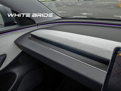 WHITE BRIDE ドライカーボン ダッシュボードエアベント カバー テスラ MODEL Y (2025〜)