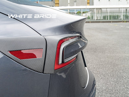 WHITE BRIDE ドライカーボン テールライト ガーニッシュ テスラ MODEL 3 (2023～)