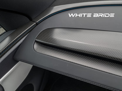 WHITE BRIDE ドライカーボン ダッシュボードエアベント カバー テスラ MODEL Y (2025〜)