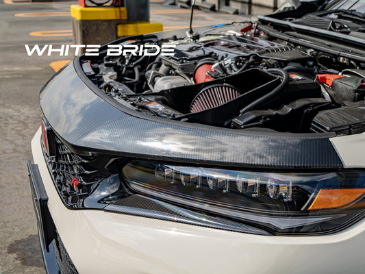 WHITE BRIDE ドライカーボン フロントノーズパネル [交換式] ホンダ シビック TYPE R (FL5)