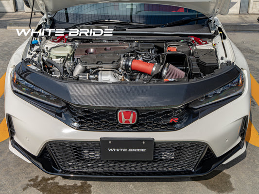 WHITE BRIDE ドライカーボン フロントノーズパネル [交換式] ホンダ シビック TYPE R (FL5)