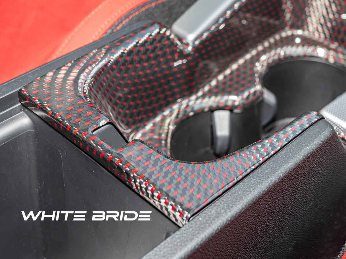 WHITE BRIDE ドライカーボン フロントカップホルダー カバー ホンダ シビック TYPE R (FL5)