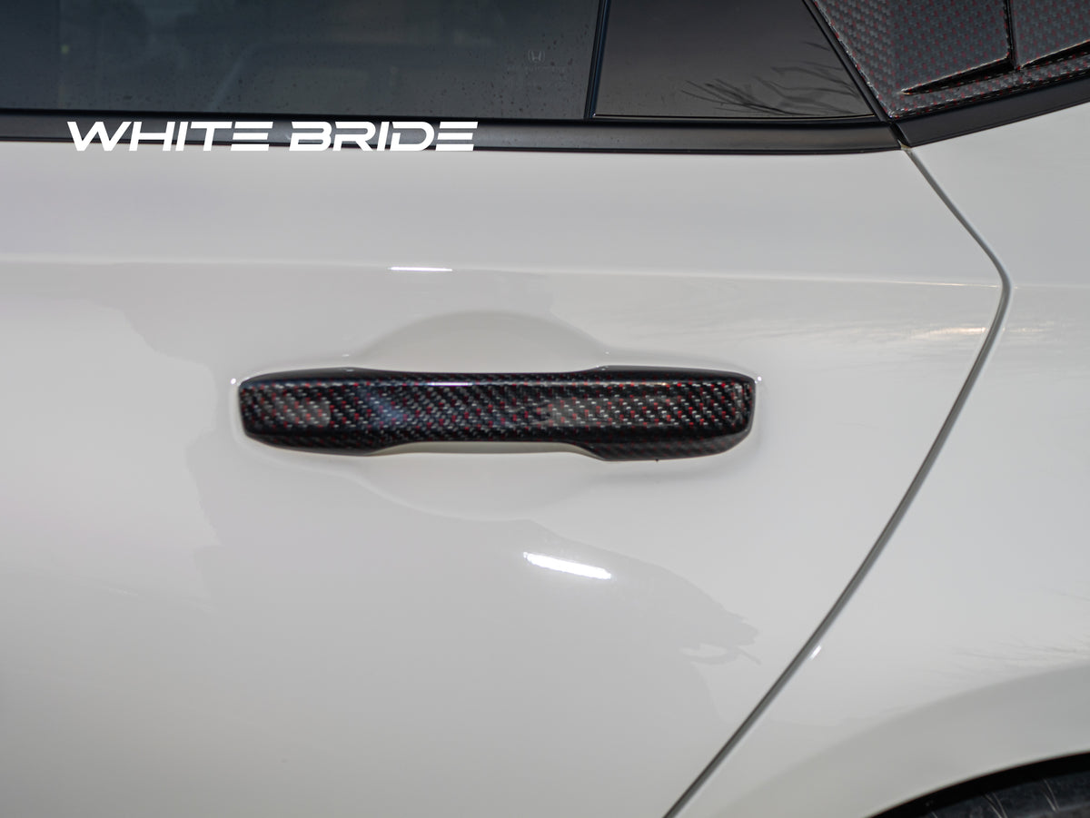 WHITE BRIDE ドライカーボン ドアハンドル ガーニッシュ ホンダ シビック TYPE R (FL5)