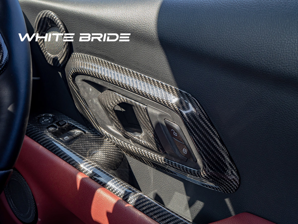 WHITE BRIDE ドライカーボン インナードアハンドル カバー トヨタ GR SUPRA (A90)