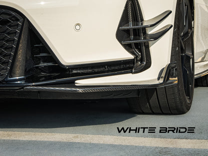 WHITE BRIDE ドライカーボン フロントリップスポイラー ホンダ シビック TYPE R (FL5)