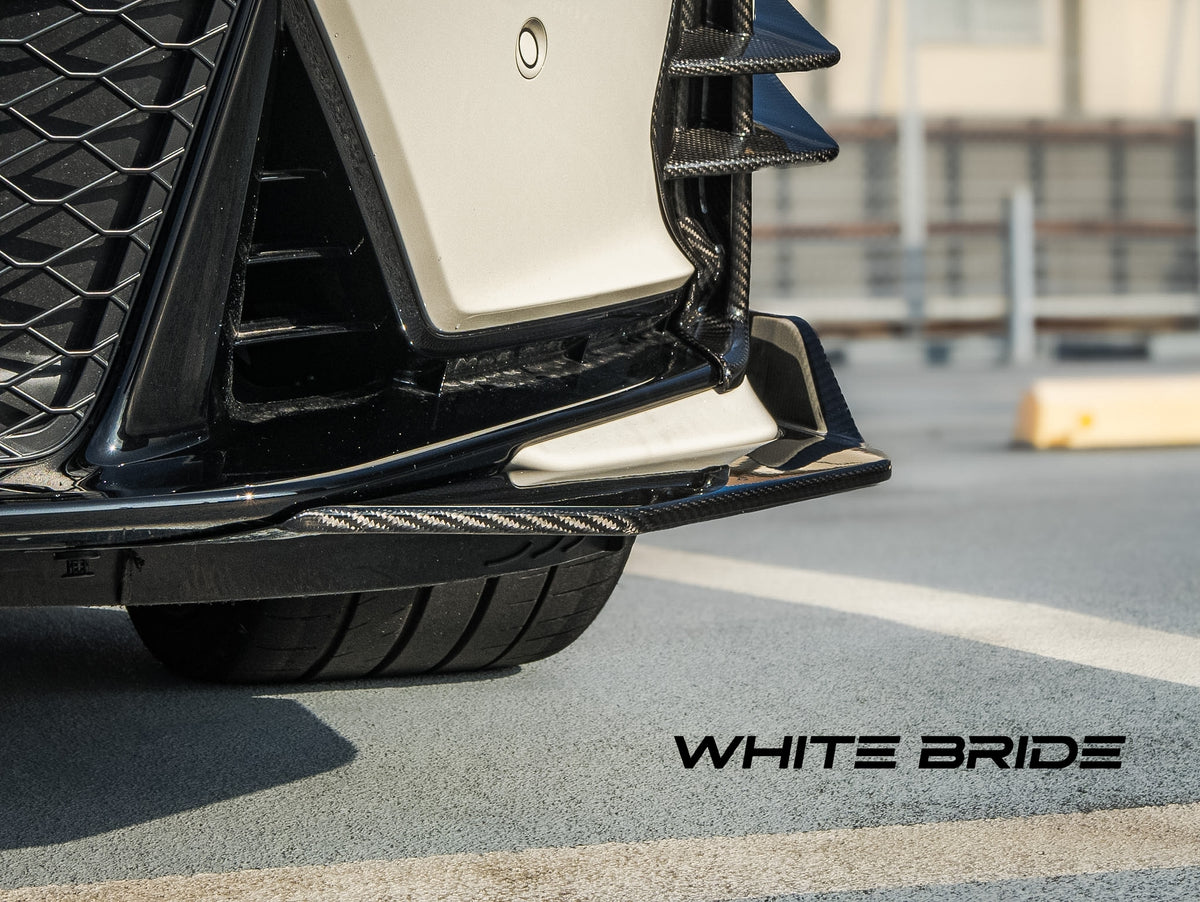 WHITE BRIDE ドライカーボン フロントリップスポイラー ホンダ シビック TYPE R (FL5)