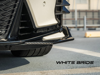WHITE BRIDE ドライカーボン フロントリップスポイラー ホンダ シビック TYPE R (FL5)