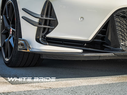 WHITE BRIDE ドライカーボン フロントリップスポイラー ホンダ シビック TYPE R (FL5)