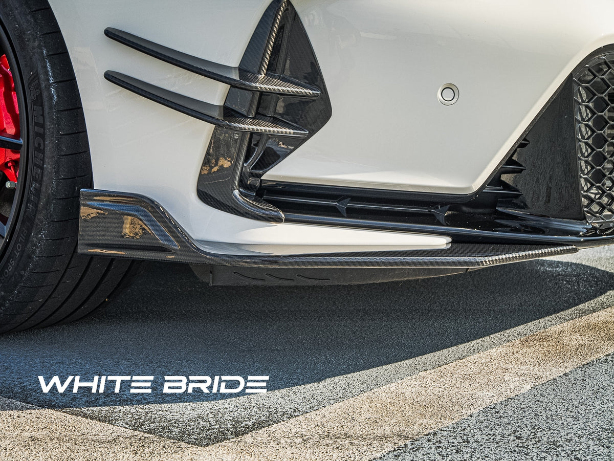 WHITE BRIDE ドライカーボン フロントリップスポイラー ホンダ シビック TYPE R (FL5)