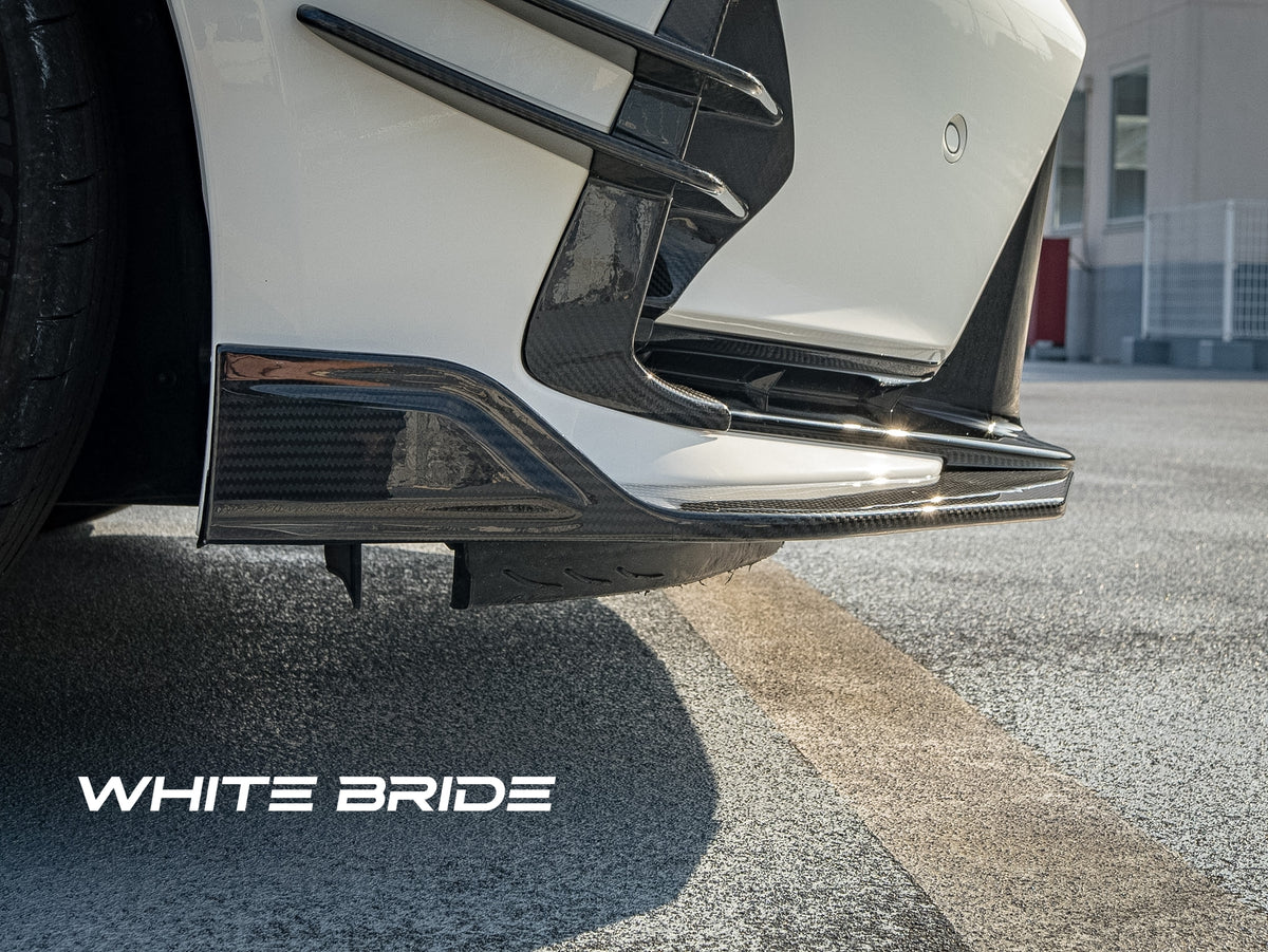 WHITE BRIDE ドライカーボン フロントリップスポイラー ホンダ シビック TYPE R (FL5)