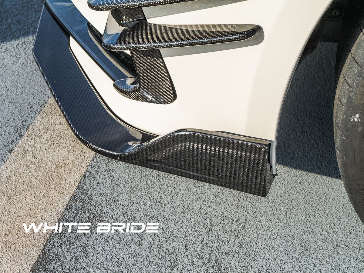 WHITE BRIDE ドライカーボン フロントリップスポイラー ホンダ シビック TYPE R (FL5)