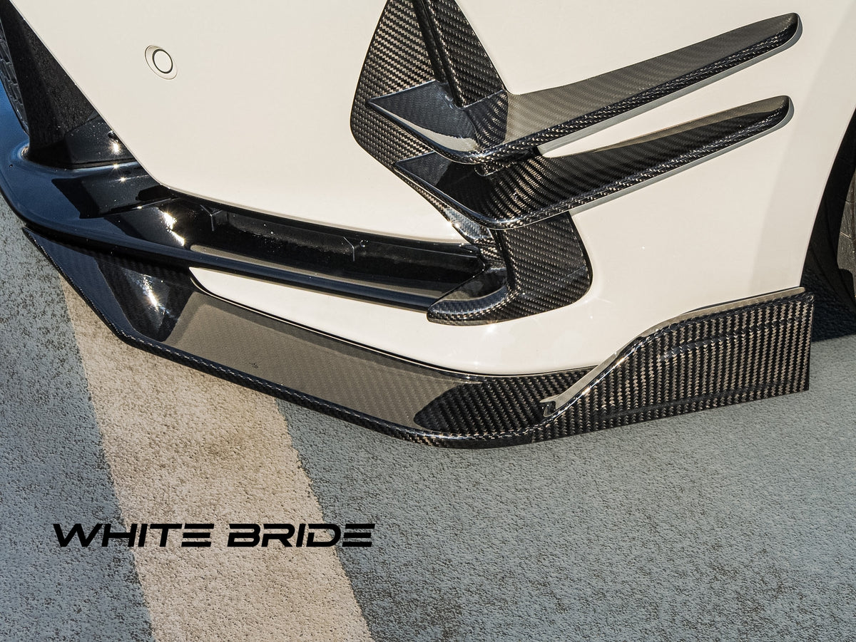 WHITE BRIDE ドライカーボン フロントリップスポイラー ホンダ シビック TYPE R (FL5)