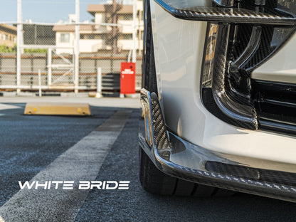 WHITE BRIDE ドライカーボン フロントリップスポイラー ホンダ シビック TYPE R (FL5)