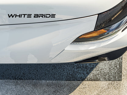 WHITE BRIDE ドライカーボン フロントリップスポイラー ホンダ シビック TYPE R (FL5)