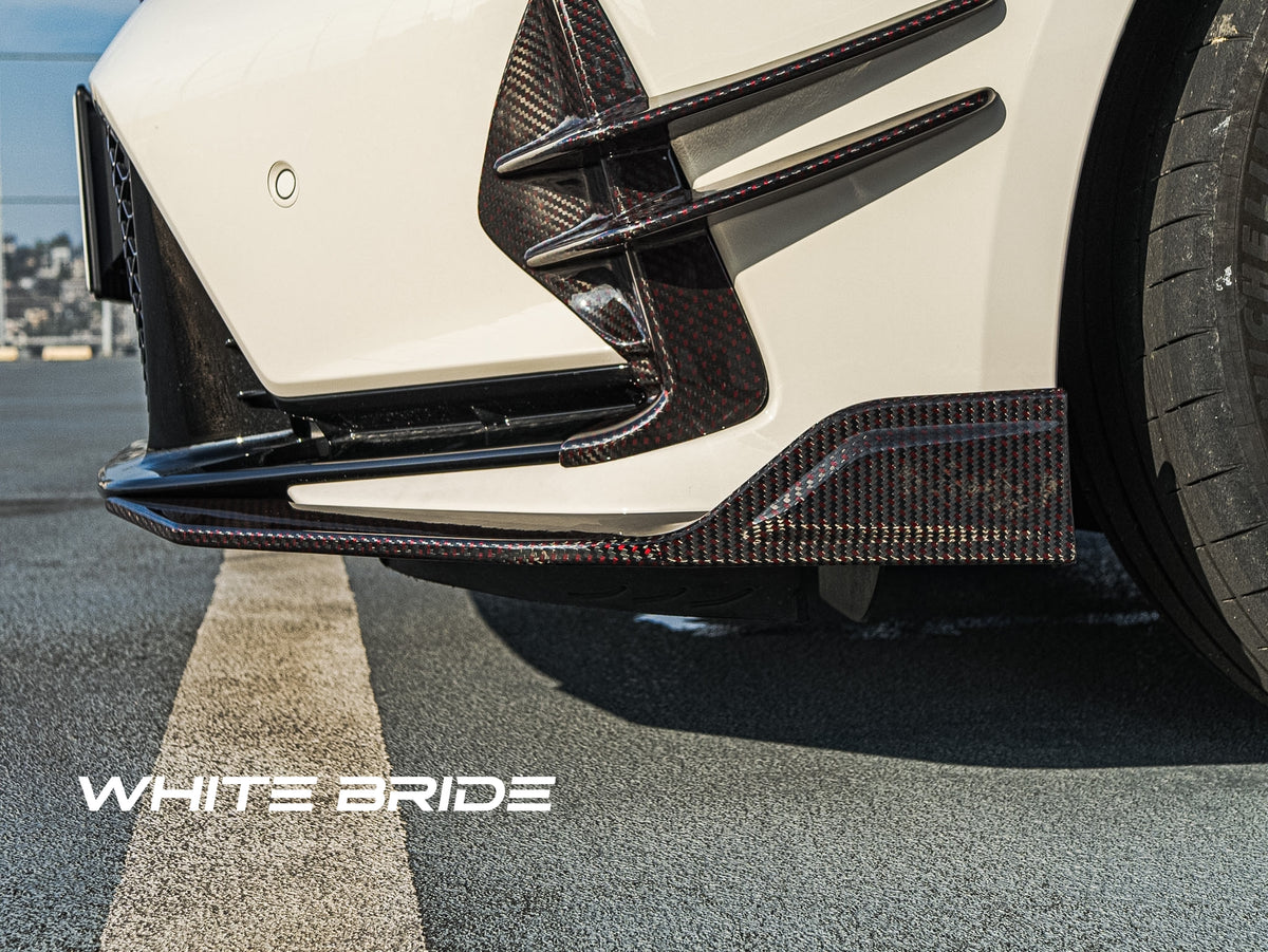 WHITE BRIDE ドライカーボン フロントリップスポイラー ホンダ シビック TYPE R (FL5)