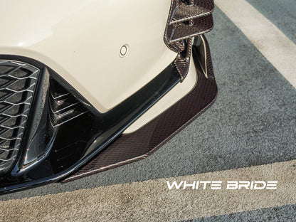 WHITE BRIDE ドライカーボン フロントリップスポイラー ホンダ シビック TYPE R (FL5)