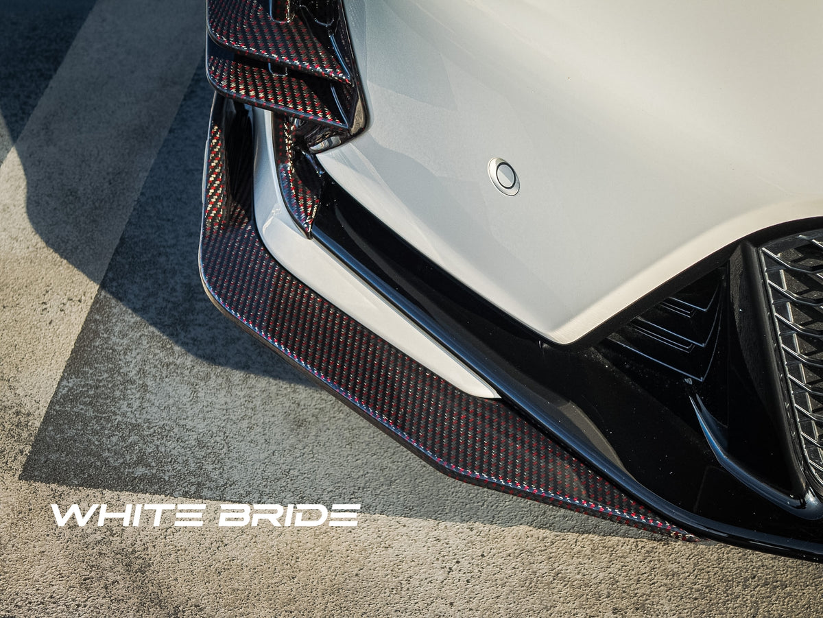 WHITE BRIDE ドライカーボン フロントリップスポイラー ホンダ シビック TYPE R (FL5)