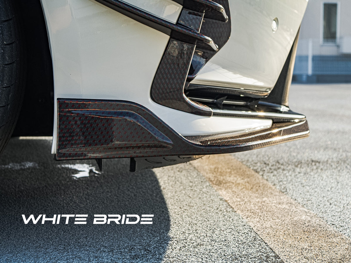 WHITE BRIDE ドライカーボン フロントリップスポイラー ホンダ シビック TYPE R (FL5)