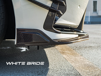 WHITE BRIDE ドライカーボン フロントリップスポイラー ホンダ シビック TYPE R (FL5)