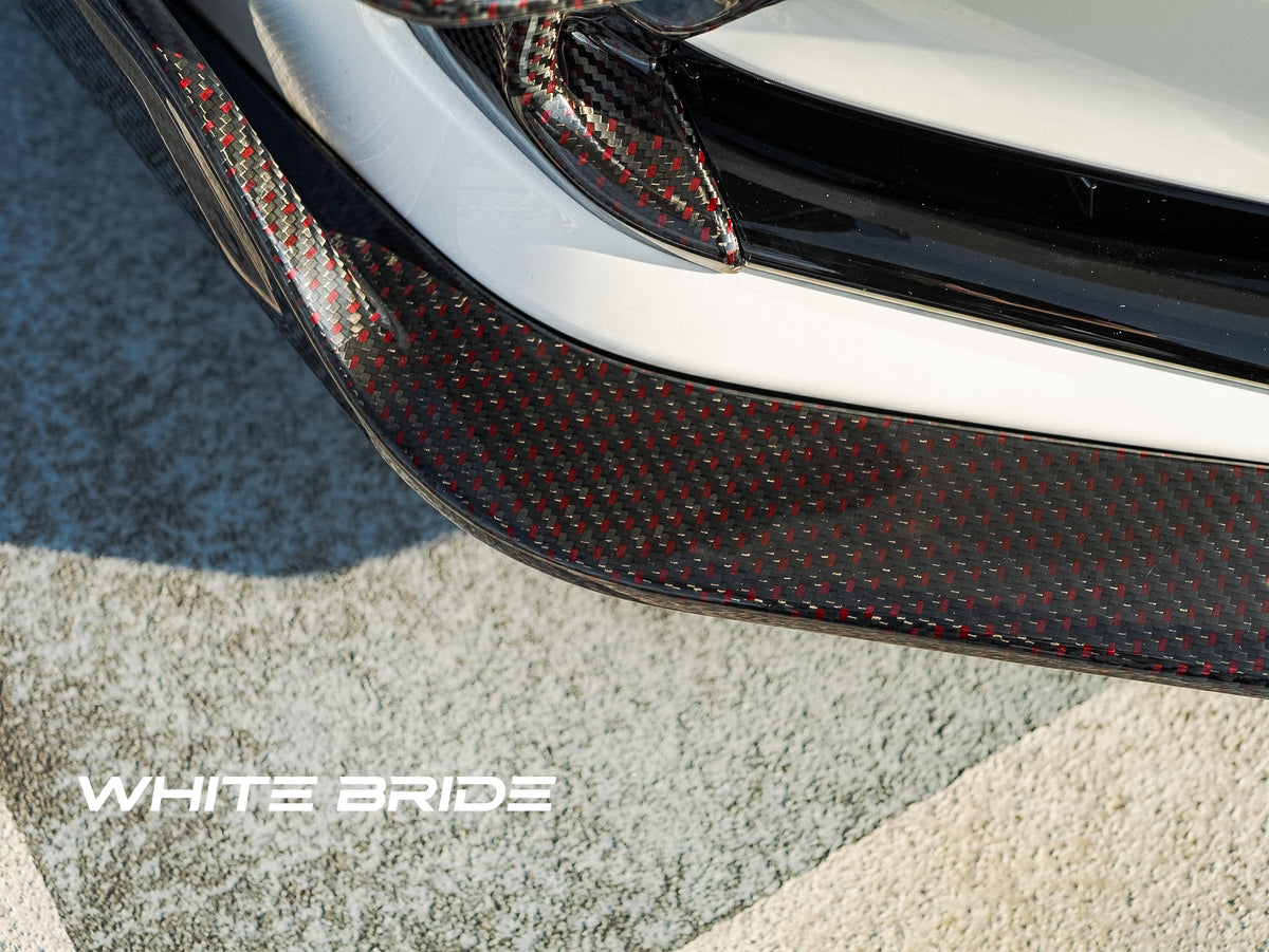 WHITE BRIDE ドライカーボン フロントリップスポイラー ホンダ シビック TYPE R (FL5)