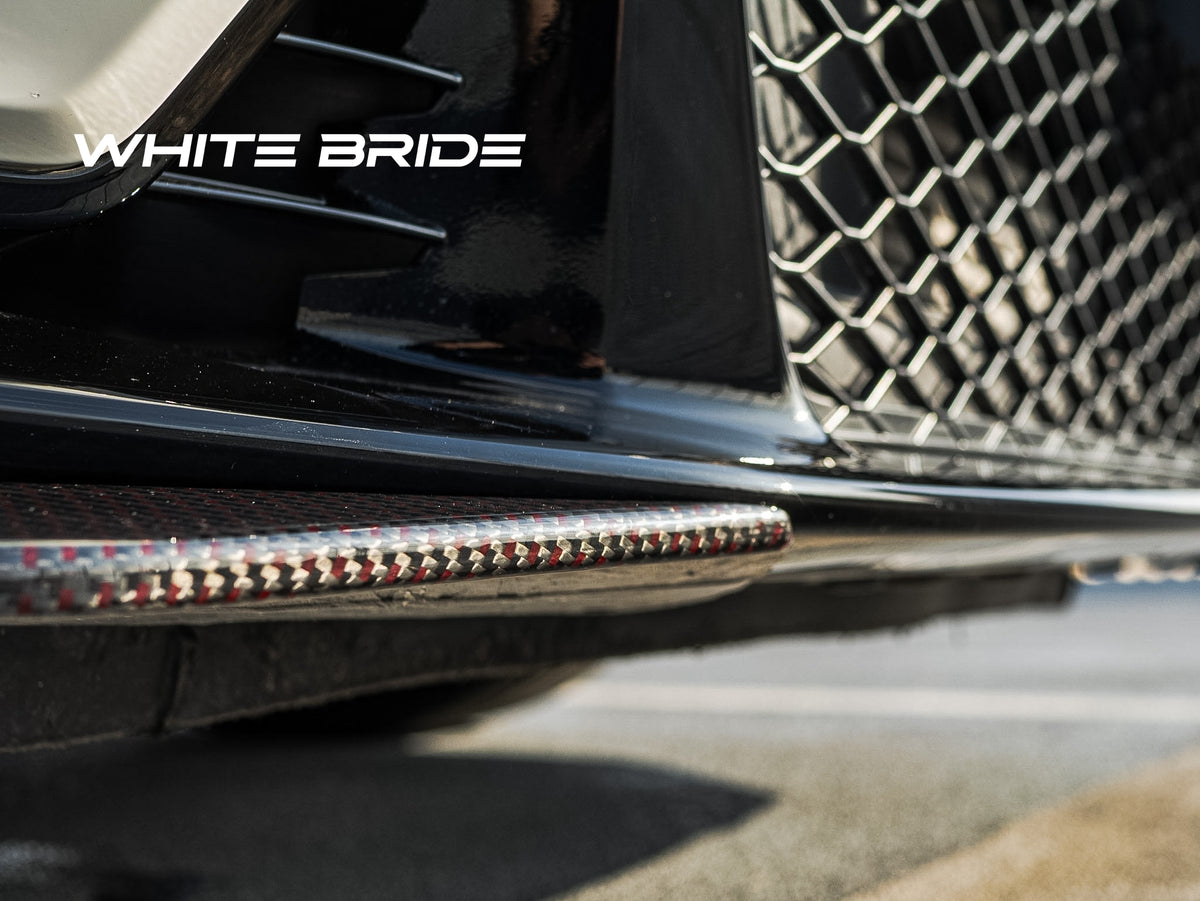 WHITE BRIDE ドライカーボン フロントリップスポイラー ホンダ シビック TYPE R (FL5)