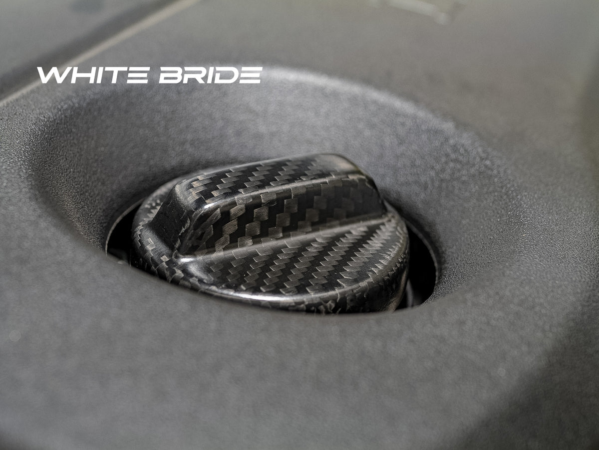 WHITE BRIDE ドライカーボン オイルフィラーキャップ カバー ホンダ PRELUDE (BF1)