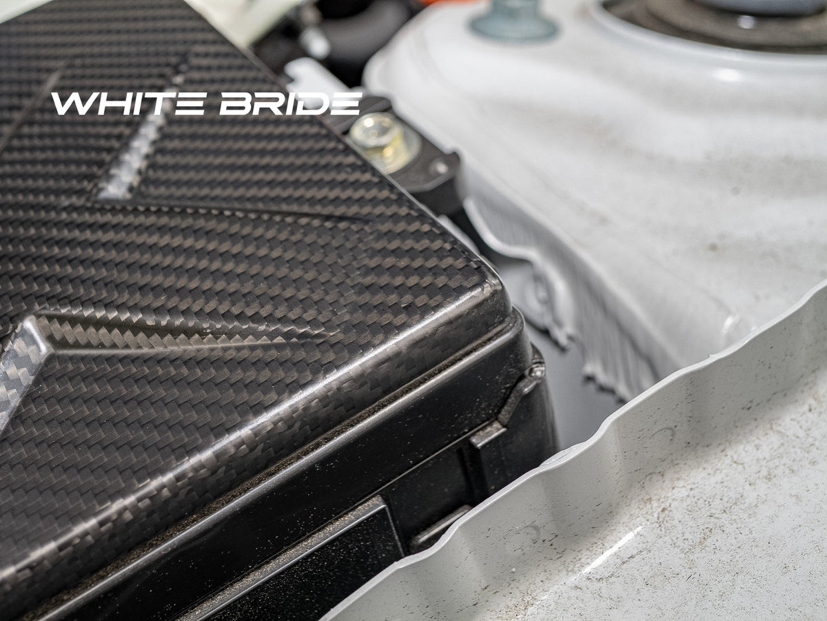 WHITE BRIDE ドライカーボン ヒューズボックス カバー ホンダ PRELUDE (BF1)