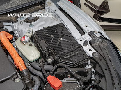 WHITE BRIDE ドライカーボン ヒューズボックス カバー ホンダ PRELUDE (BF1)