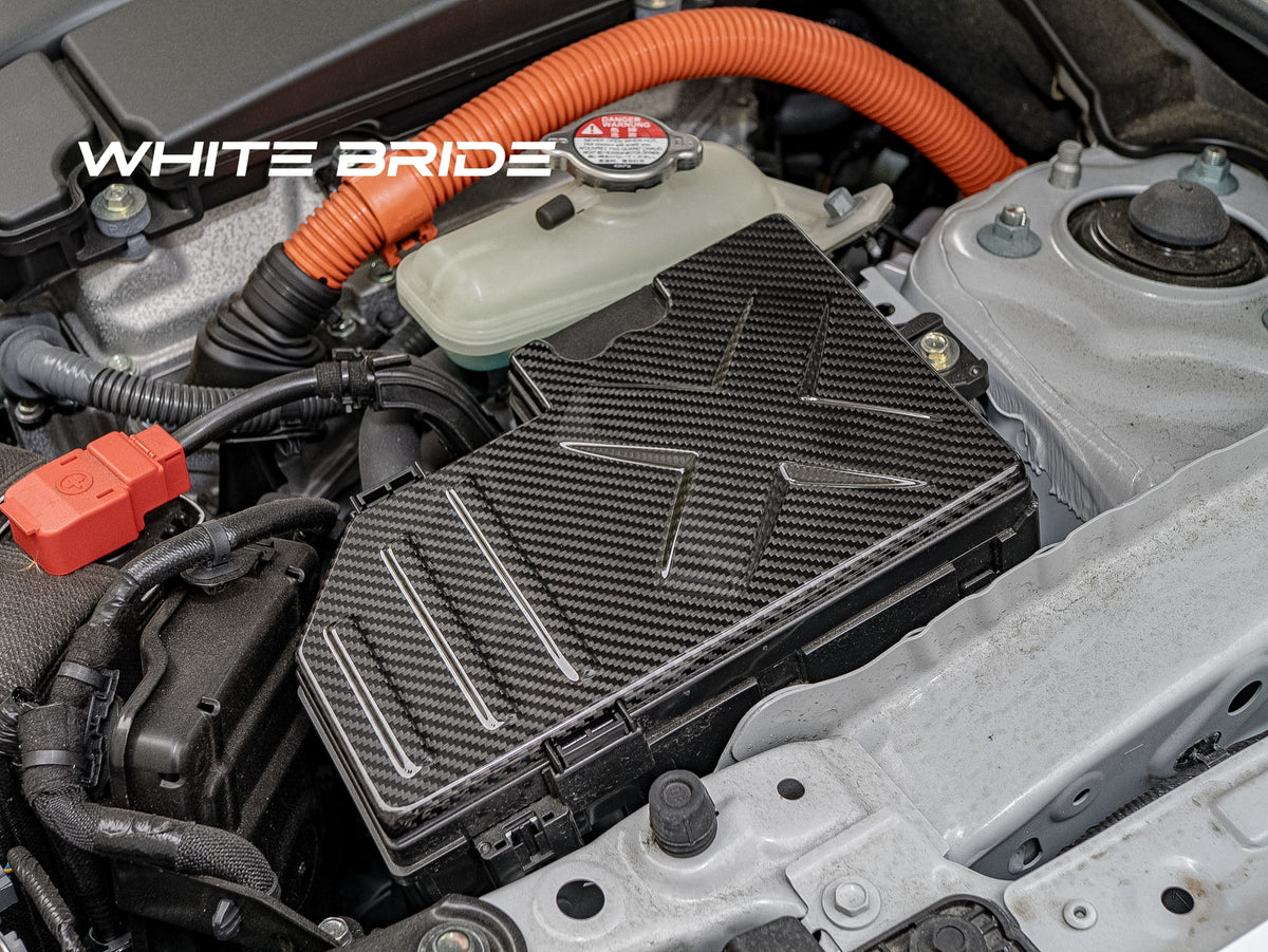 WHITE BRIDE ドライカーボン ヒューズボックス カバー ホンダ PRELUDE (BF1)