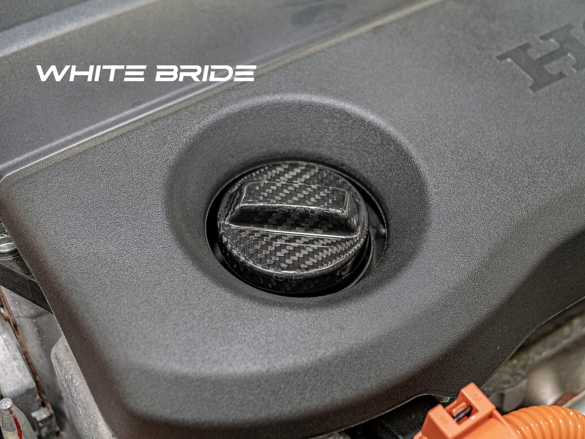 WHITE BRIDE ドライカーボン オイルフィラーキャップ カバー ホンダ PRELUDE (BF1)