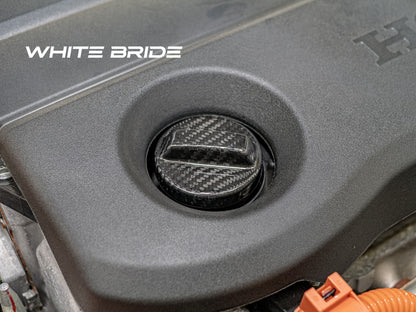WHITE BRIDE ドライカーボン オイルフィラーキャップ カバー ホンダ PRELUDE (BF1)