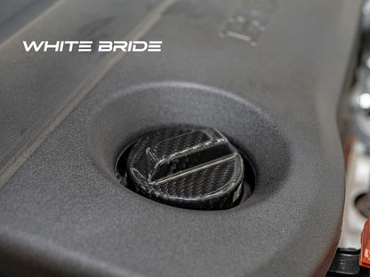 WHITE BRIDE ドライカーボン オイルフィラーキャップ カバー ホンダ PRELUDE (BF1)