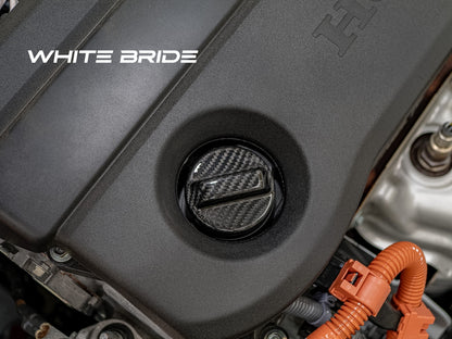 WHITE BRIDE ドライカーボン オイルフィラーキャップ カバー ホンダ PRELUDE (BF1)