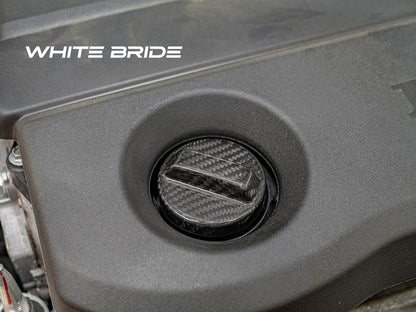 WHITE BRIDE ドライカーボン オイルフィラーキャップ カバー ホンダ PRELUDE (BF1)
