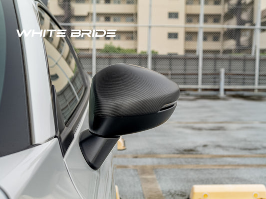 WHITE BRIDE ドライカーボン サイドミラー ガーニッシュ ホンダ PRELUDE (BF1)