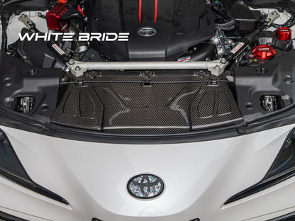 WHITE BRIDE ドライカーボン ラジエータークーリングパネル ［交換式］ トヨタ GR SUPRA (A90/A91)