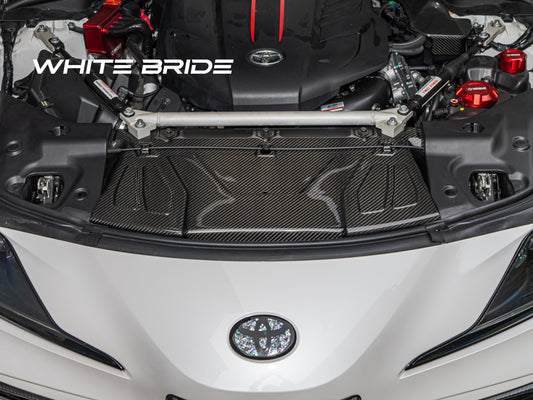 WHITE BRIDE ドライカーボン ラジエータークーリングパネル ［交換式］ トヨタ GR SUPRA (A90/A91)
