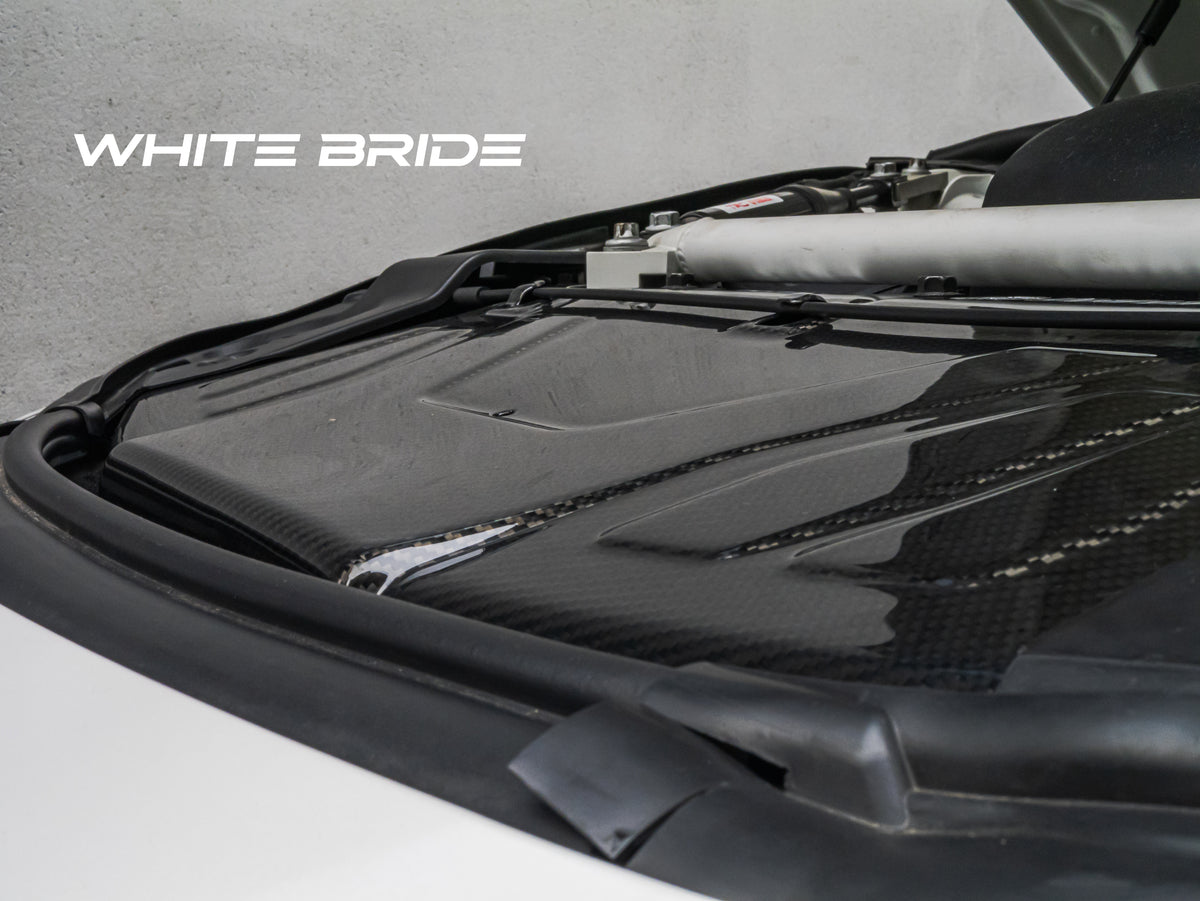 WHITE BRIDE ドライカーボン ラジエータークーリングパネル ［交換式］ トヨタ GR SUPRA (A90/A91)