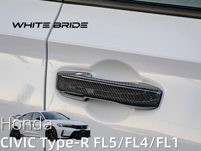 WHITE BRIDE ドライカーボン ドアハンドル ガーニッシュ ホンダ シビック TYPE R (FL5)