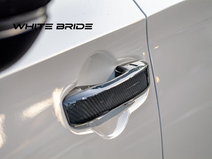 WHITE BRIDE ドライカーボン ドアハンドル ガーニッシュ ホンダ シビック TYPE R (FL5)