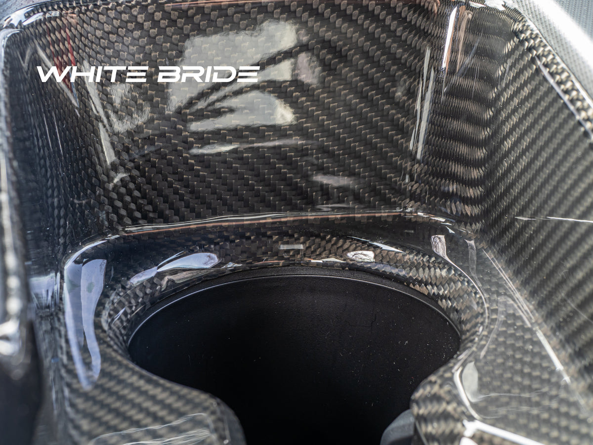 WHITE BRIDE ドライカーボン フロントカップホルダー カバー ホンダ シビック TYPE R (FL5)
