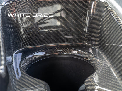 WHITE BRIDE ドライカーボン フロントカップホルダー カバー ホンダ シビック TYPE R (FL5)