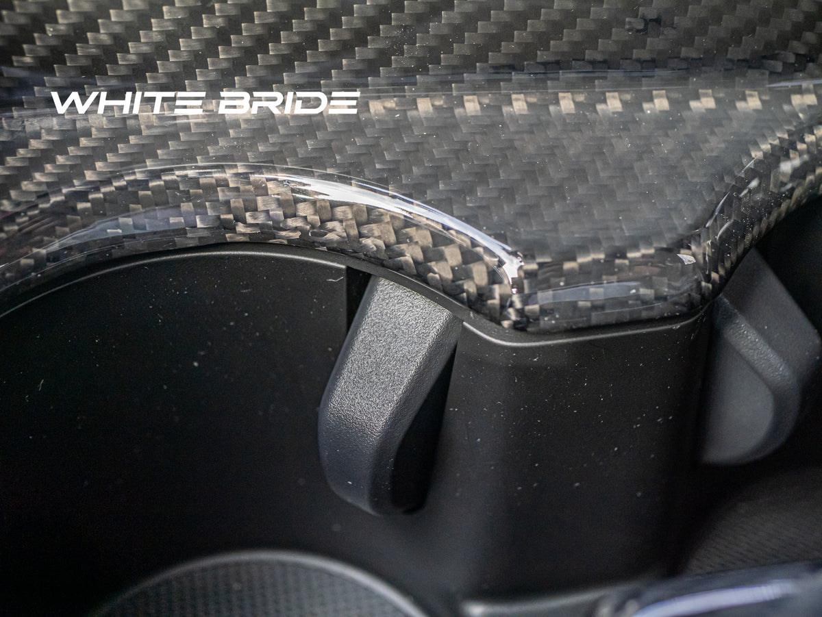 WHITE BRIDE ドライカーボン フロントカップホルダー カバー ホンダ シビック TYPE R (FL5)