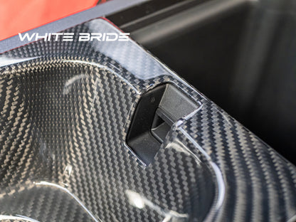 WHITE BRIDE ドライカーボン フロントカップホルダー カバー ホンダ シビック TYPE R (FL5)