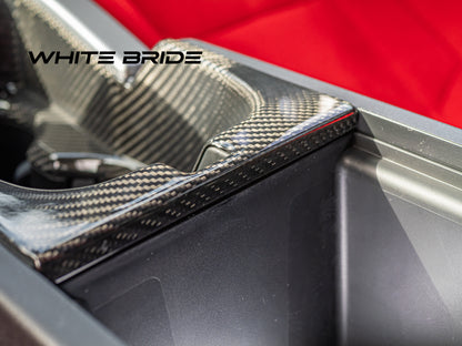 WHITE BRIDE ドライカーボン フロントカップホルダー カバー ホンダ シビック TYPE R (FL5)